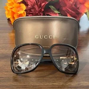 GUCCI QUEEN BOW SUNGLASSES Gucci Red Frame Gradient Tint Queen Bow Sunglasses - 3006/S  main image 4